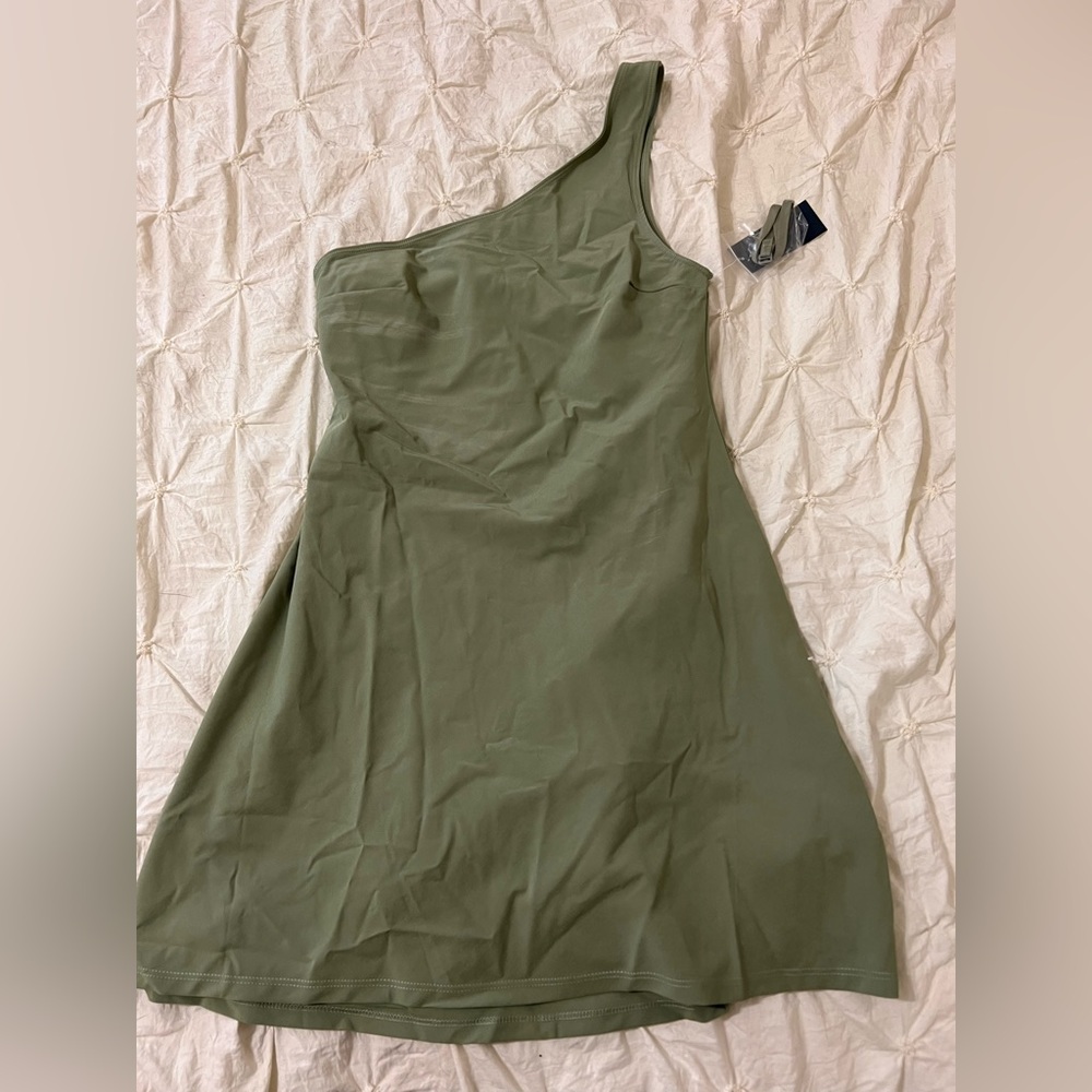 One shoulder tennis dress
